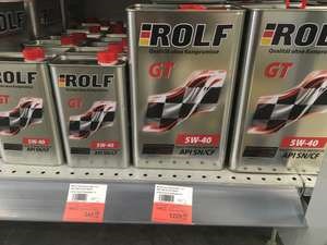 Моторное масло ROLF GT 5W-40 Синтетическое 4 л