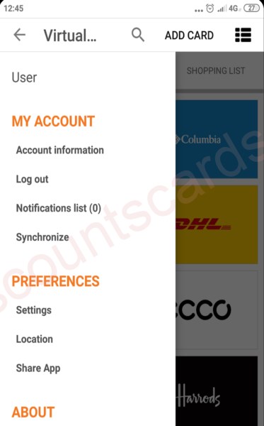 приложение VirtualCards
