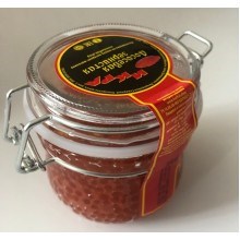 Икра красная горбуши в стеклянной банке, первый сорт, 250г